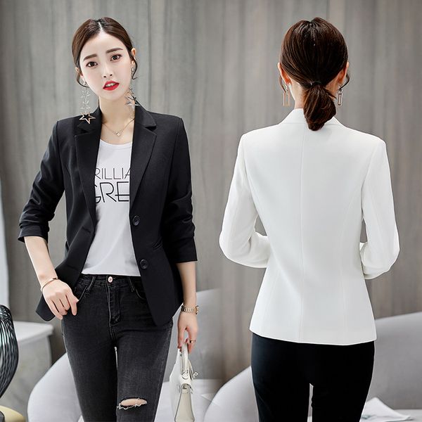 samgpilee ladies blazer long sleeve blaser women suit jacket female feminine blazer femme pink blue white black
samgpilee ladies blazer long sleeve blaser women suit jacket female feminine blazer femme pink blue white black