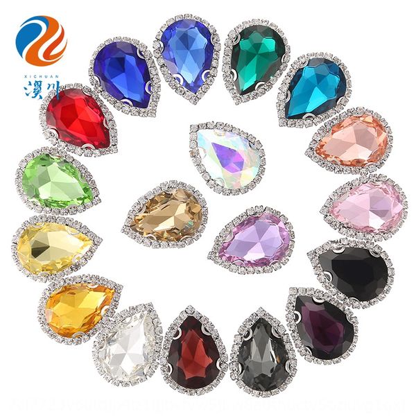 water drop drill crystal buckle claw drill edge claw chain diy headdress diy hair accessories shoe accessories, Silver
water drop drill crystal buckle claw drill edge claw chain diy headdress diy hair accessories shoe accessories, Silver