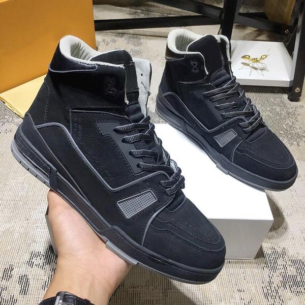 trainer sneaker boot men 's shoes fashion lightweight footwears comfortable luxury high casual men shoes with origin, Black
trainer sneaker boot men 's shoes fashion lightweight footwears comfortable luxury high casual men shoes with origin, Black