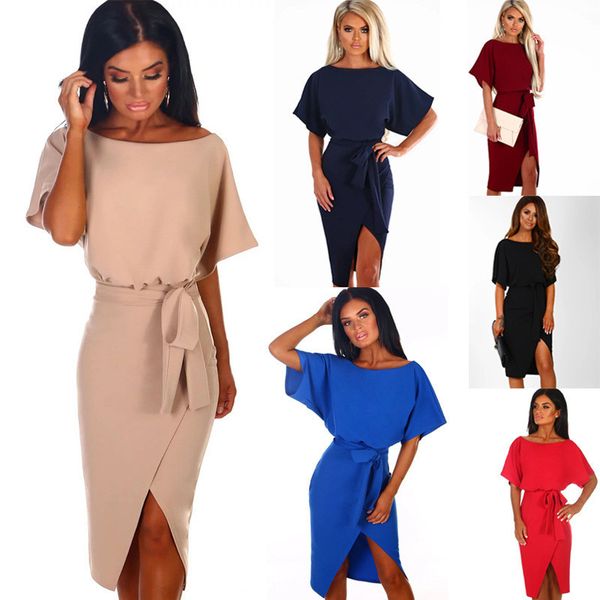 blue elegant casual dress summer 2020 short sleeve lace up bandage midi dress women o neck office dresses ladies streetwear, Black;gray
blue elegant casual dress summer 2020 short sleeve lace up bandage midi dress women o neck office dresses ladies streetwear, Black;gray