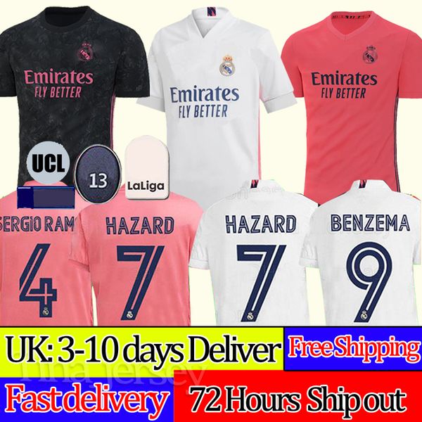 2020 real madrid football jersey benzema jovic james modric ramos bale hazard 20 21 man + kids kit sports soccer shirt, Black;yellow
2020 real madrid football jersey benzema jovic james modric ramos bale hazard 20 21 man + kids kit sports soccer shirt, Black;yellow