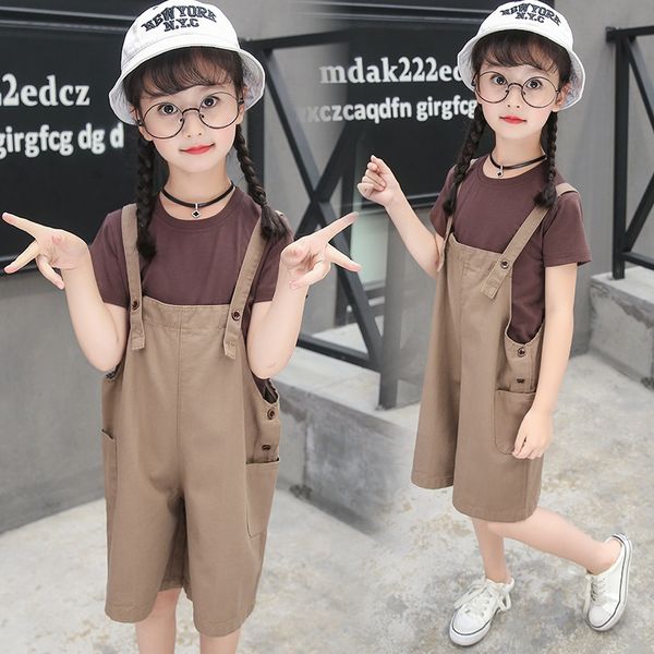 tkvrm girls belt pants set 2019 t-shirt and shorts new children's five-point wide-leg pants short-sleeved t-shirt shorts two-piece suit, Blue
tkvrm girls belt pants set 2019 t-shirt and shorts new children's five-point wide-leg pants short-sleeved t-shirt shorts two-piece suit, Blue