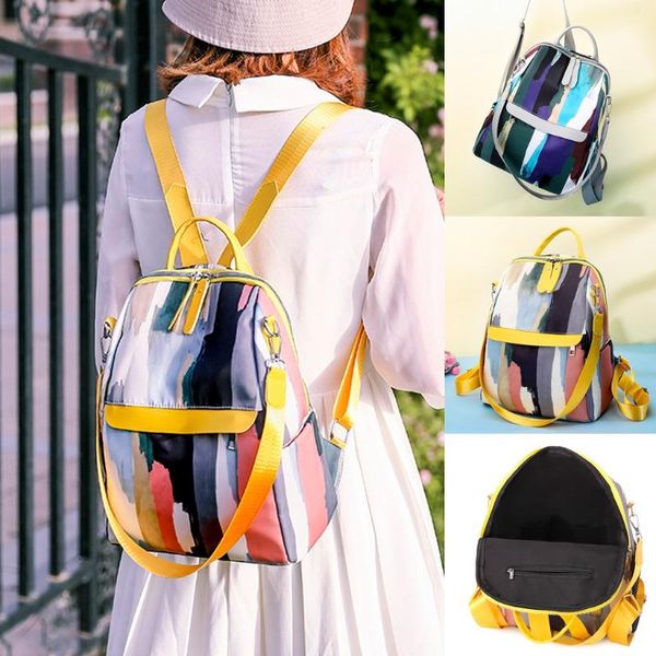 ocardian backpack for women 2020 fashion colorful ink nylon zipper travel backpacks large capacity school bag for girl teenage
ocardian backpack for women 2020 fashion colorful ink nylon zipper travel backpacks large capacity school bag for girl teenage