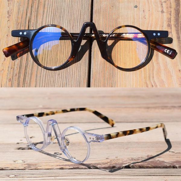 vintage small round hand made acetate eyeglass frames full rim glasses hp234, Black
vintage small round hand made acetate eyeglass frames full rim glasses hp234, Black