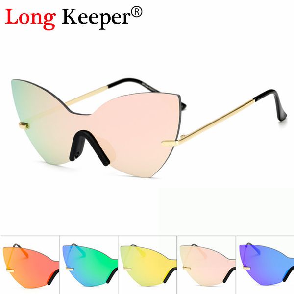 long keeper women sunglasses rimless cat eye female men reflective mirror sunglasses pink gradient sun glasses eyewear am265a, White;black
long keeper women sunglasses rimless cat eye female men reflective mirror sunglasses pink gradient sun glasses eyewear am265a, White;black