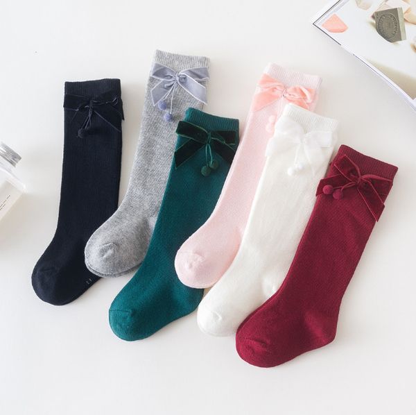ins kids velvet bows princess socks children pompon cotton knitted 3/4 knee high sock fall spain style girl leg a3458, Pink;yellow
ins kids velvet bows princess socks children pompon cotton knitted 3/4 knee high sock fall spain style girl leg a3458, Pink;yellow