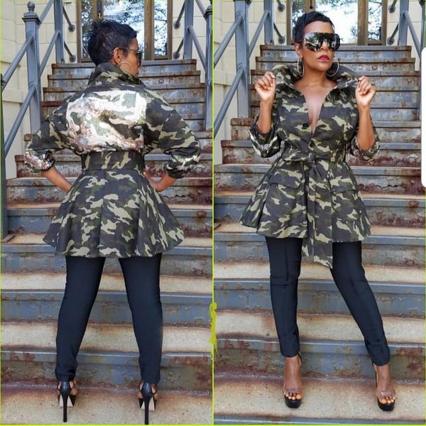 mn050 women's camouflage denim stitching lapel strap mn050 women's camouflage denim stitching lapel strap coat sequins sequins coa, Tan;black
mn050 women's camouflage denim stitching lapel strap mn050 women's camouflage denim stitching lapel strap coat sequins sequins coa, Tan;black