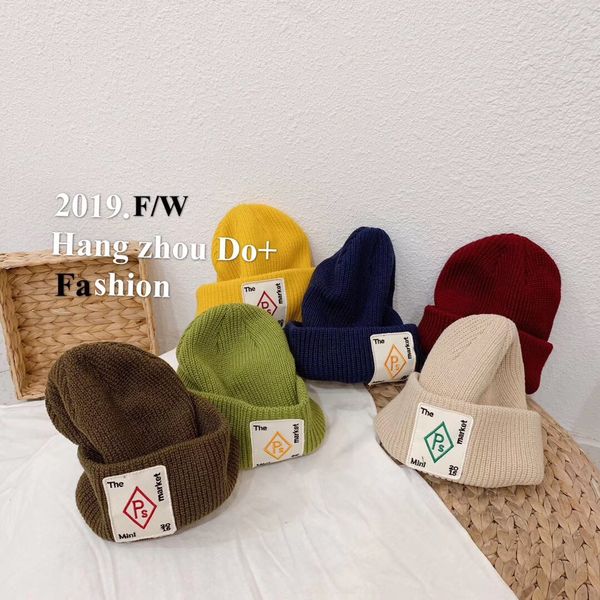 2019 winter cloth label woolen boy wool knitted hat japanese and korean style warm leisure children knitted hat, Blue;gray
2019 winter cloth label woolen boy wool knitted hat japanese and korean style warm leisure children knitted hat, Blue;gray