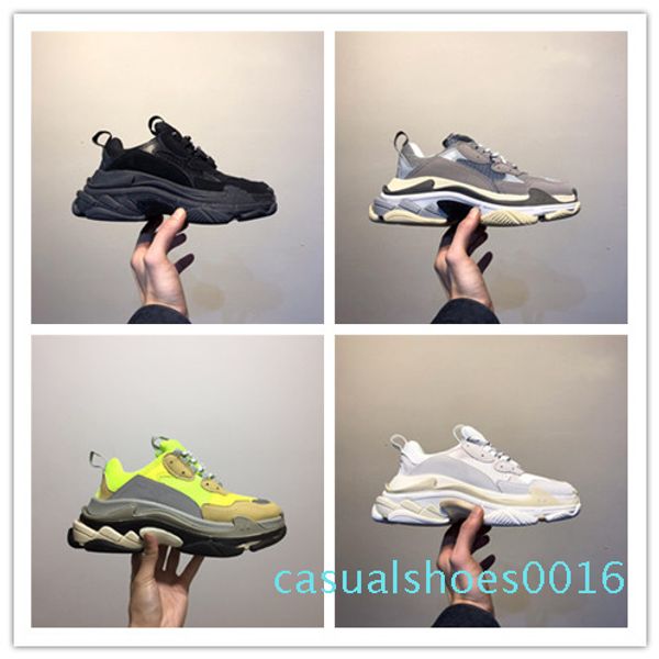 2019 new fashion paris 17fw triple s sneakers triple-s casual dad men designer shoes womens beige black sports trainers chaussur c16
2019 new fashion paris 17fw triple s sneakers triple-s casual dad men designer shoes womens beige black sports trainers chaussur c16
