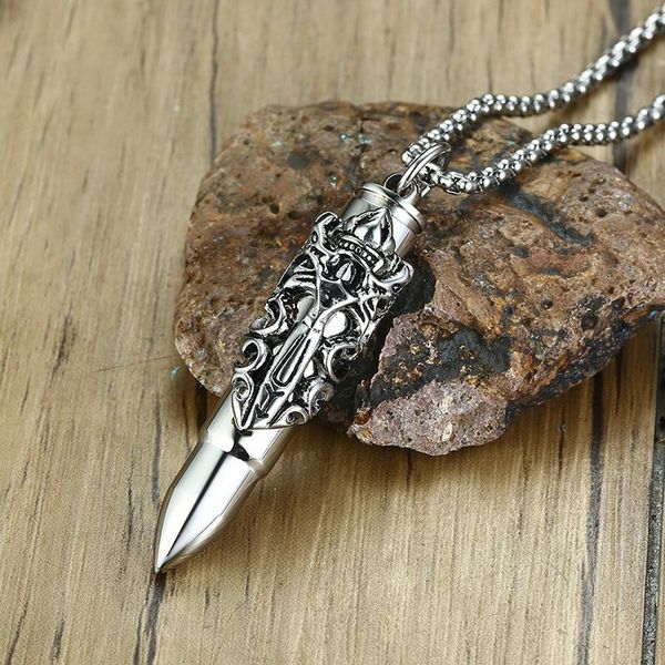 men stainless steel gothic shape urn pendant necklace memorial ash keepsake cremation jewellery with 24 inch, Silver
men stainless steel gothic shape urn pendant necklace memorial ash keepsake cremation jewellery with 24 inch, Silver