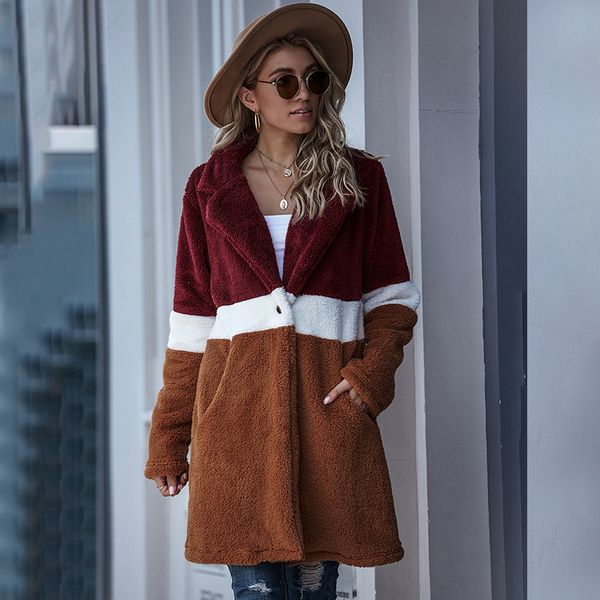 2020 autumn long winter coat woman faux fur coat women warm ladies fur teddy jacket female plush teddy outwear, Black
2020 autumn long winter coat woman faux fur coat women warm ladies fur teddy jacket female plush teddy outwear, Black