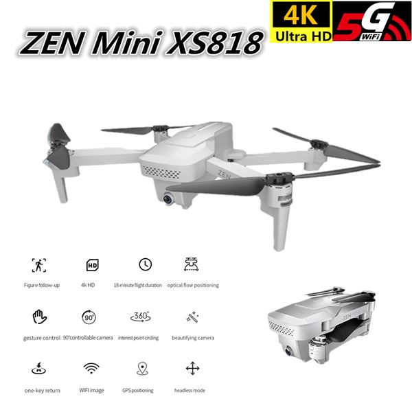 zen mini xs818 fpv drone 4k gps quadrocopter with wifi camera return home dron foldable drones selfie rc quadcopter vs f777 x35
zen mini xs818 fpv drone 4k gps quadrocopter with wifi camera return home dron foldable drones selfie rc quadcopter vs f777 x35