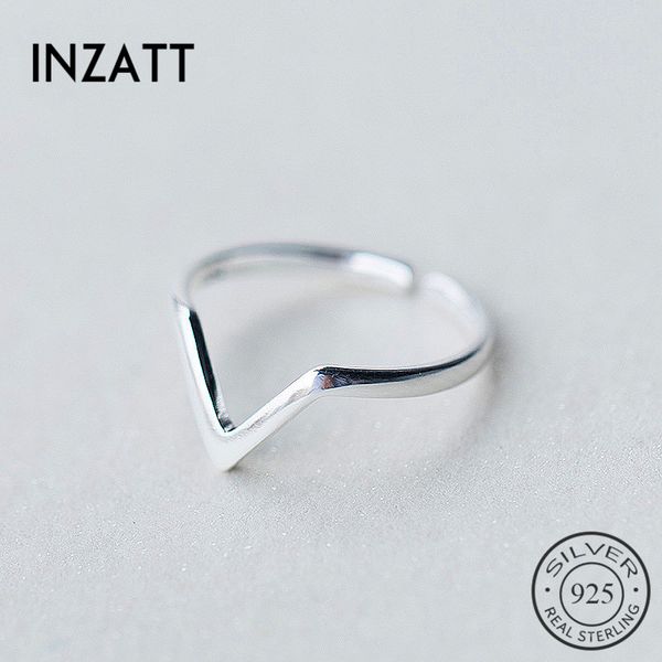 inzaminimalist geometric letter v adjustable ring 925 sterling silver fine jewelry for women birthday party accessories, Golden;silver
inzaminimalist geometric letter v adjustable ring 925 sterling silver fine jewelry for women birthday party accessories, Golden;silver