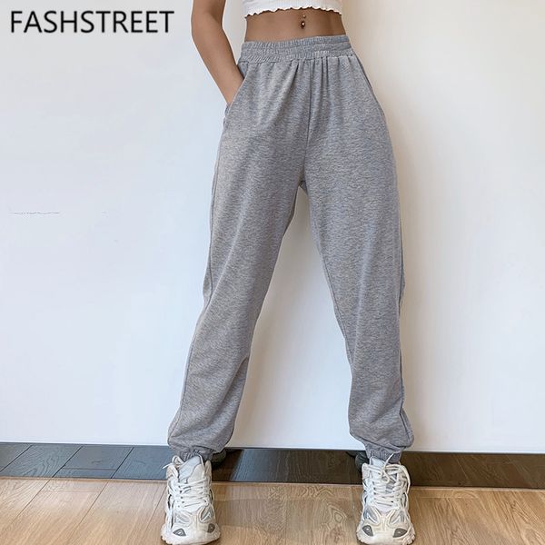 women's pants & capris fashstreet 2021 autumn casual loose high waist trousers female wild solid sports fitness comfortable streetwear, Black;white
women's pants & capris fashstreet 2021 autumn casual loose high waist trousers female wild solid sports fitness comfortable streetwear, Black;white