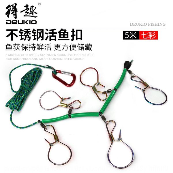 dxoad new chameleon stainless steel colorful metal gear lock 5 buckle 5 meters long color-changing fishing stainless steel fishing green lin
dxoad new chameleon stainless steel colorful metal gear lock 5 buckle 5 meters long color-changing fishing stainless steel fishing green lin