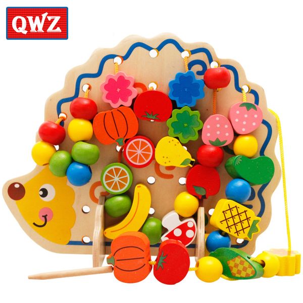 qwz learning education wooden puzzle toys 82 pcs hedgehog fruit beads montessori oyuncak educational toy for children gifts y200414
qwz learning education wooden puzzle toys 82 pcs hedgehog fruit beads montessori oyuncak educational toy for children gifts y200414