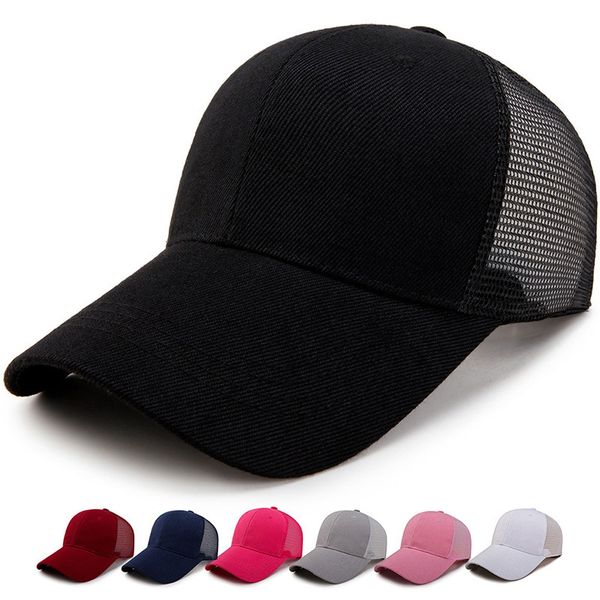 2020 fashion solid color baseball cap women men breathable hip hop hats summer casual mesh hat snapback bone caps gorras, Black;white
2020 fashion solid color baseball cap women men breathable hip hop hats summer casual mesh hat snapback bone caps gorras, Black;white