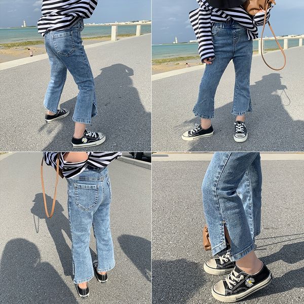 girls season 20 new girls korean bell casual jeans jeans children's trumpet pants baby casual pants, Blue
girls season 20 new girls korean bell casual jeans jeans children's trumpet pants baby casual pants, Blue