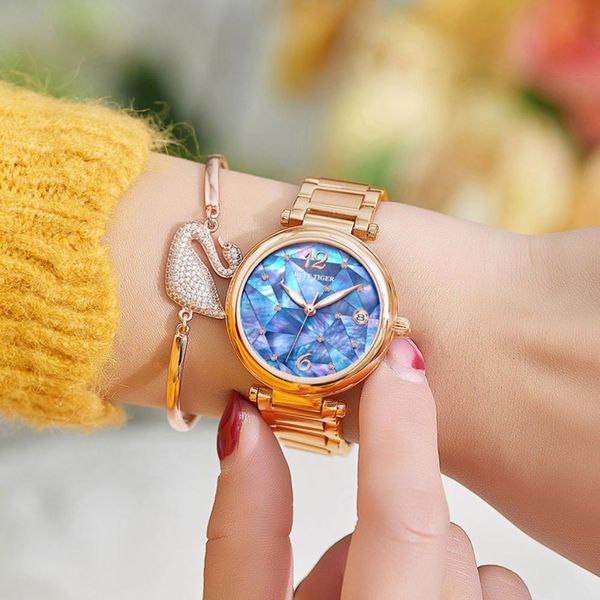 2019 reef tiger/rt brand new design fashion ladies watch rose gold blue dial mechanical leather watches relogio feminino rga1854, Silver
2019 reef tiger/rt brand new design fashion ladies watch rose gold blue dial mechanical leather watches relogio feminino rga1854, Silver