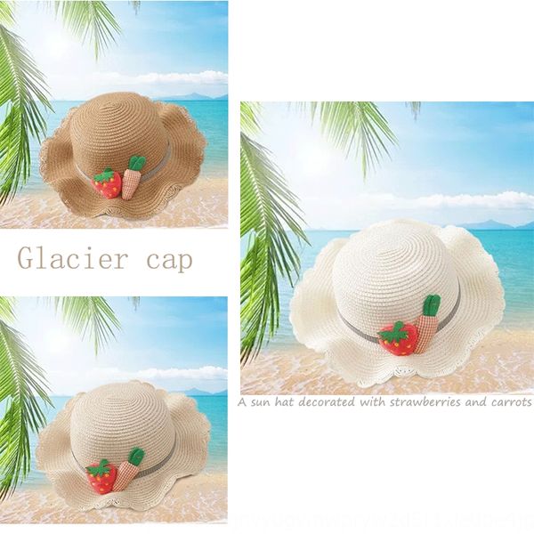 children's cherry strawberry radish set little princess cute beach sun hat sunscreen breathable strawberry radish hat, Yellow
children's cherry strawberry radish set little princess cute beach sun hat sunscreen breathable strawberry radish hat, Yellow