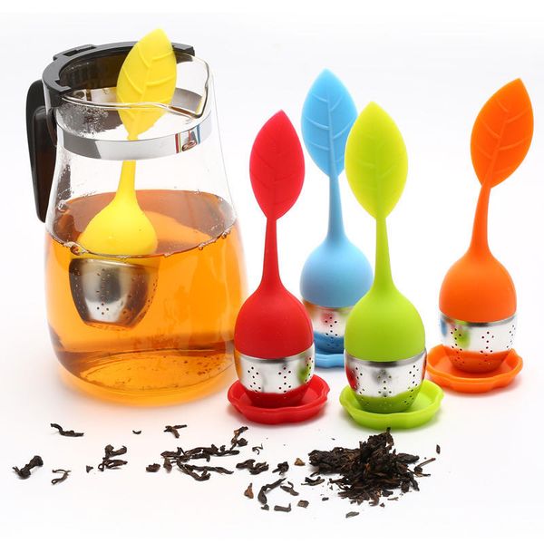 new silicon tea infuser leaf silicone infuser with food grade make bag filter creative stainless steel tea strainers multiple colors
new silicon tea infuser leaf silicone infuser with food grade make bag filter creative stainless steel tea strainers multiple colors