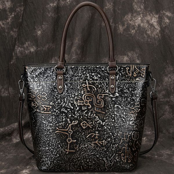 women shoulder embossed messenger cross body handbag tote purse national style handle bags female genuine leather bag
women shoulder embossed messenger cross body handbag tote purse national style handle bags female genuine leather bag