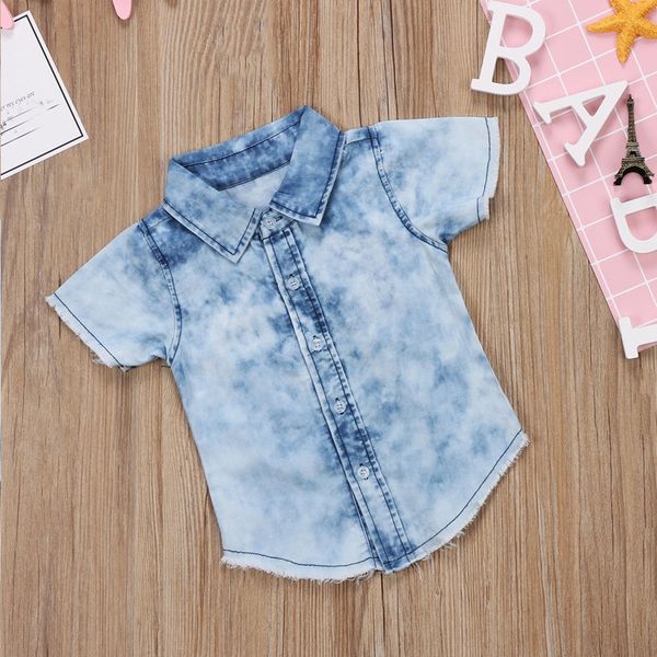 2020 summer men's denim shirt small and medium-sized children's washed blue sky white cloud denim shirt, White;black
2020 summer men's denim shirt small and medium-sized children's washed blue sky white cloud denim shirt, White;black