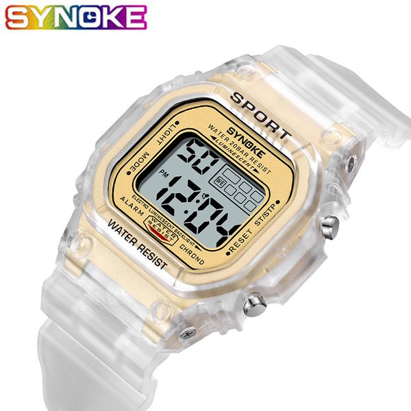 synoke men digital watches waterproof colorful led sports watch alarm clock swatch casual women digital relogio, Slivery;brown
synoke men digital watches waterproof colorful led sports watch alarm clock swatch casual women digital relogio, Slivery;brown