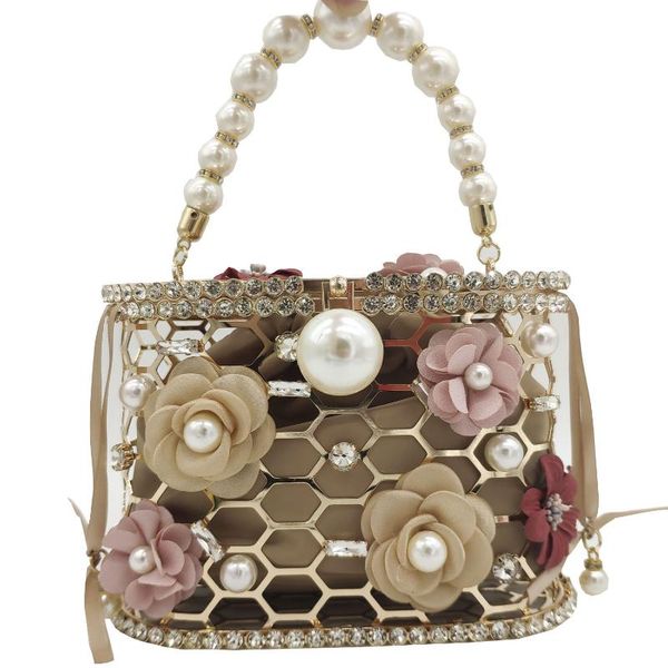 double flower pearl handle women black flower bucket clutch evening handbag wedding party crystal shoulder & crossbody bag
double flower pearl handle women black flower bucket clutch evening handbag wedding party crystal shoulder & crossbody bag