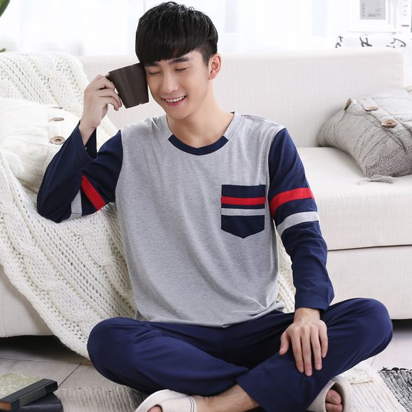 male sleepwear autumn cotton pullover lounge spring and autumn men's sleepwear summer long-sleeve set l-3xl, Black;brown
male sleepwear autumn cotton pullover lounge spring and autumn men's sleepwear summer long-sleeve set l-3xl, Black;brown