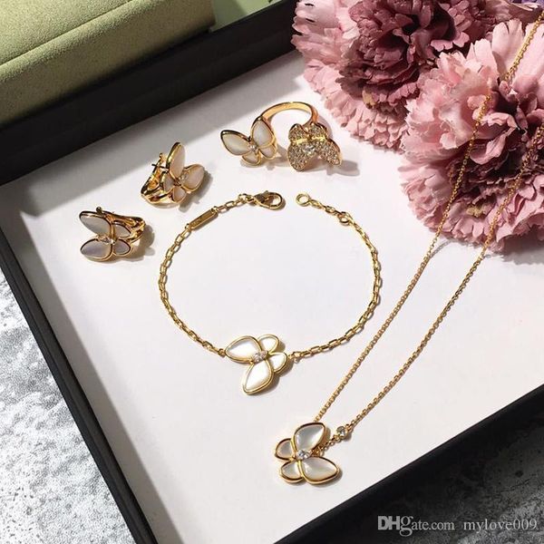 brand 925 silver four leaf flower jewelry set for women wedding necklace bracelet earrings ring butterfly clover mother shell cz jewelry, Black
brand 925 silver four leaf flower jewelry set for women wedding necklace bracelet earrings ring butterfly clover mother shell cz jewelry, Black
