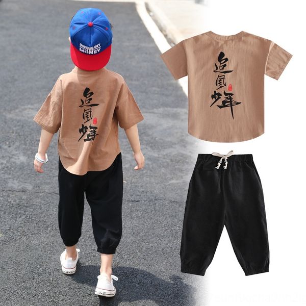 dtbcd wear boys' summer casual cotton and linen short sleeve suit 2020 new korean cotton linen children's children's capri pa
dtbcd wear boys' summer casual cotton and linen short sleeve suit 2020 new korean cotton linen children's children's capri pa