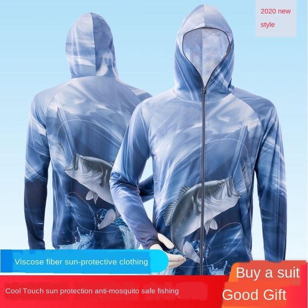 c64q7 fishing clothes sunscreen clothes sunscreen clothing ice silk suit summer men's fishing clothing 2020 new face-covering breathabl, Gray;blue
c64q7 fishing clothes sunscreen clothes sunscreen clothing ice silk suit summer men's fishing clothing 2020 new face-covering breathabl, Gray;blue