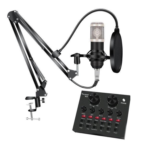 bm 800 studio microphone kits with filter v8 sound card condenser microphone bundle record ktv karaoke smartphone microphone
bm 800 studio microphone kits with filter v8 sound card condenser microphone bundle record ktv karaoke smartphone microphone