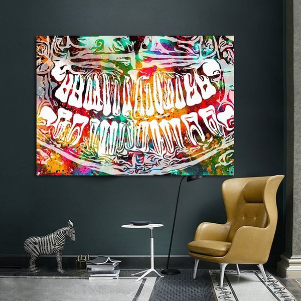 colorful tooth laugh dental graffiti art abstract canvas painting modern dentist decor wall pictures for medical education office decoration
colorful tooth laugh dental graffiti art abstract canvas painting modern dentist decor wall pictures for medical education office decoration