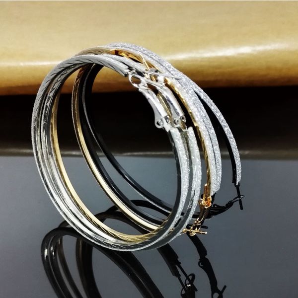 charm party earrings fashion trendy big round hoop circle elegant simple pierced silver golde black 3 colors ve096, Golden
charm party earrings fashion trendy big round hoop circle elegant simple pierced silver golde black 3 colors ve096, Golden