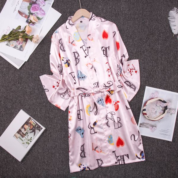 women's sleepwear fzslcyiyi robes print summer satin female robe kimono bathrobe bride bridesmaid wedding gift bath gown, Black;red
women's sleepwear fzslcyiyi robes print summer satin female robe kimono bathrobe bride bridesmaid wedding gift bath gown, Black;red