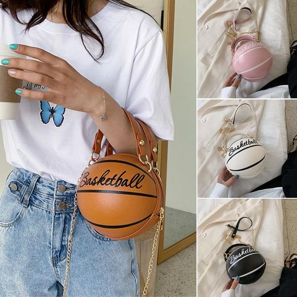 women accessory fashion chain party casual pu leather shoulder bag cross body basketball style round handbag shopping dating
women accessory fashion chain party casual pu leather shoulder bag cross body basketball style round handbag shopping dating