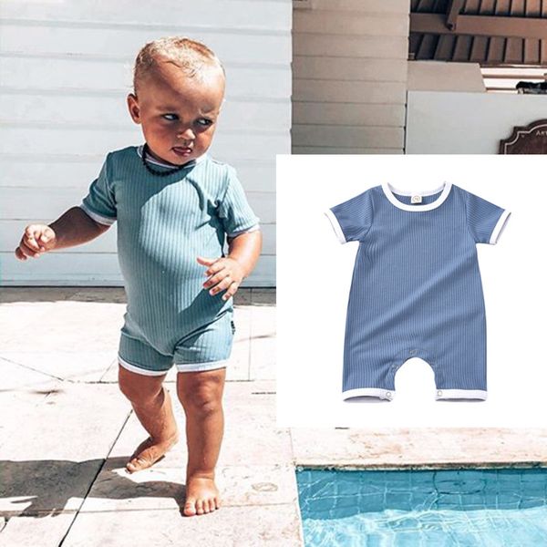 new cute toddler baby boys girl cotton romper short sleeve jumpsuit outfits kids clothes, Blue
new cute toddler baby boys girl cotton romper short sleeve jumpsuit outfits kids clothes, Blue
