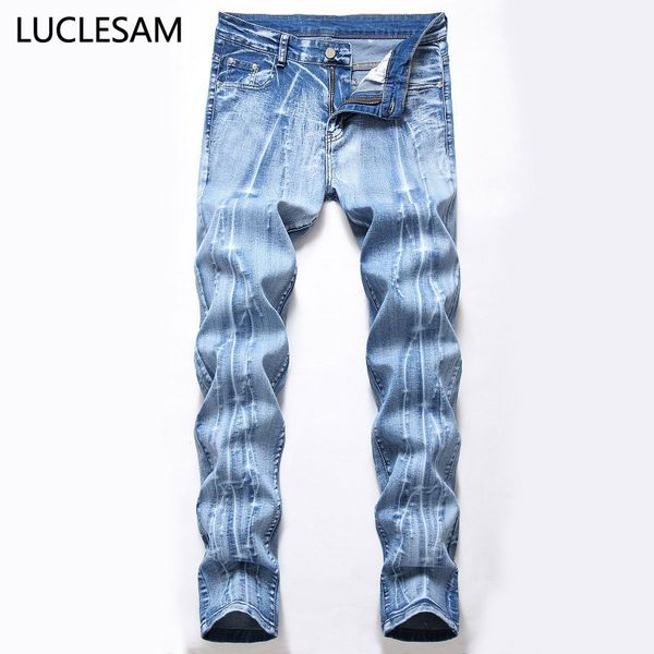 tie dye straight jeans for men brand designer mens denim pants trousers fashion hip hop streetwear biker jeans los hombres, Blue
tie dye straight jeans for men brand designer mens denim pants trousers fashion hip hop streetwear biker jeans los hombres, Blue