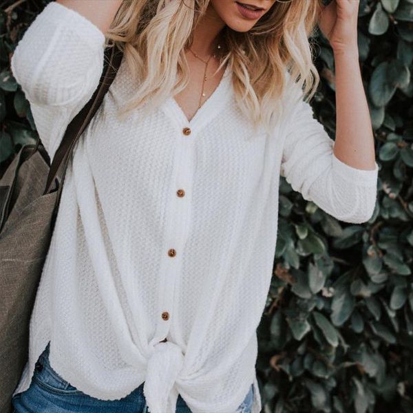 осень новые женщины топы 2020 sexy v шеи длинным рукавом кардиган топ tees casual кнопка blusas femininas, White
осень новые женщины топы 2020 sexy v шеи длинным рукавом кардиган топ tees casual кнопка blusas femininas, White