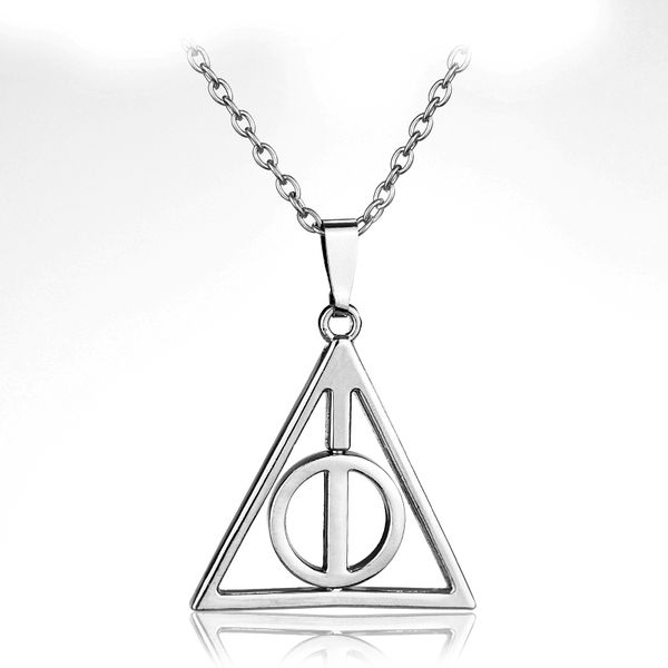 Vintage Pendant Necklace Rotate Deathly Hallows Friendship Valentine Gift Best Friend Necklace Jewelry Unisex Accessories, Silver
Vintage Pendant Necklace Rotate Deathly Hallows Friendship Valentine Gift Best Friend Necklace Jewelry Unisex Accessories, Silver
