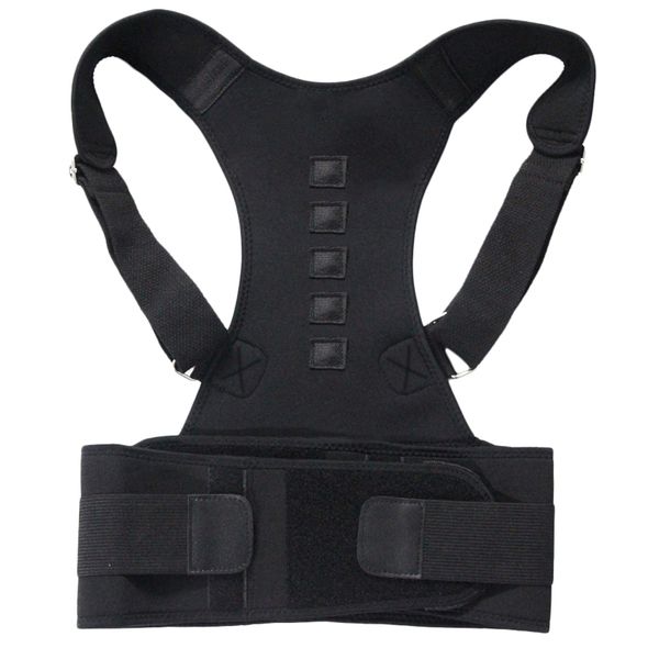 netic therapy posture corrector shoulder back support belt for men women, Black;blue
netic therapy posture corrector shoulder back support belt for men women, Black;blue