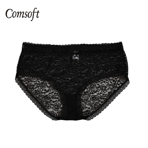 women's panties comsoft lace high-rise women underwear black blue high-cut hollow brief soft cotton plus size female, Black;pink
women's panties comsoft lace high-rise women underwear black blue high-cut hollow brief soft cotton plus size female, Black;pink