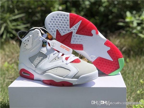 2020 released authentic air 6 hare 6s neutral grey white true red black ct8529-062 mens basketball shoes outdoor sneakers with original box
2020 released authentic air 6 hare 6s neutral grey white true red black ct8529-062 mens basketball shoes outdoor sneakers with original box