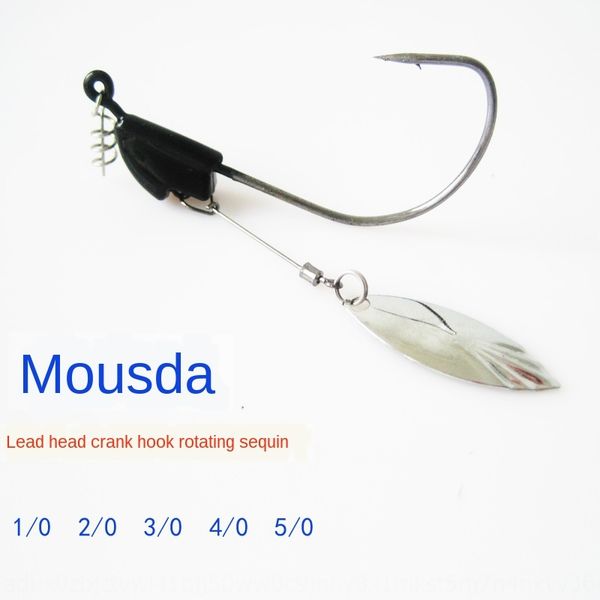musta lead crank rotating sequin 1/0-5/0 luya soft sequins sequins bait fish hook composite fish head hook
musta lead crank rotating sequin 1/0-5/0 luya soft sequins sequins bait fish hook composite fish head hook