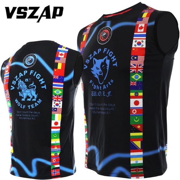 vszap flag sleeveless combat thai boxing training stretch vest quick-dry bodybuilding fight sashimi male, Black;blue
vszap flag sleeveless combat thai boxing training stretch vest quick-dry bodybuilding fight sashimi male, Black;blue
