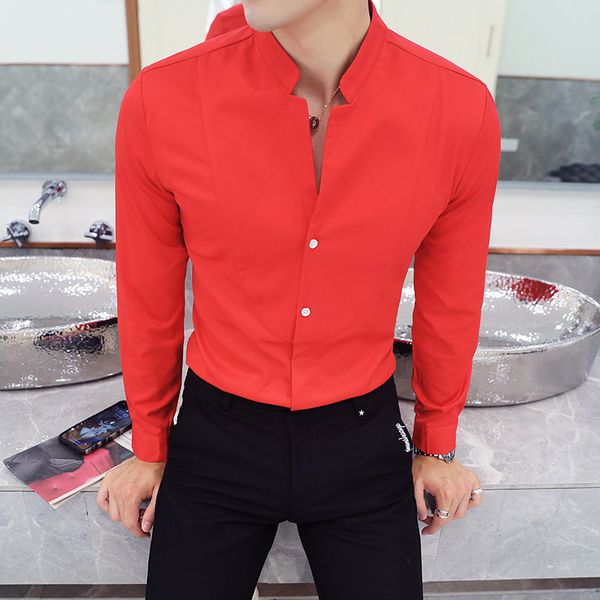 2020 новая осень моды марка мужчины одежда slim fit мужчин с длинным рукавом платье work party рубашка social плюс размер -5xl, White;black
2020 новая осень моды марка мужчины одежда slim fit мужчин с длинным рукавом платье work party рубашка social плюс размер -5xl, White;black