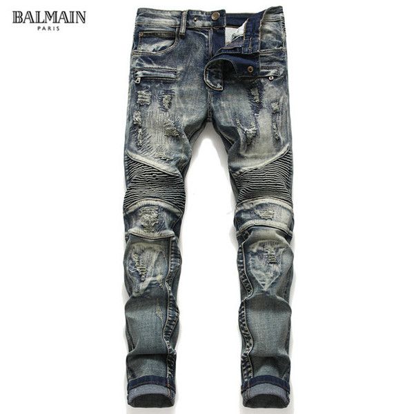 2020 men's jeans black skinny fit type fashion mill car explosion jeans high street destruction locomotive men's overalls famou, Blue
2020 men's jeans black skinny fit type fashion mill car explosion jeans high street destruction locomotive men's overalls famou, Blue
