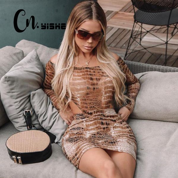 two piece dress cnyishe snake print marching set women tracksuits off shoulder bodysuit skirt fashion 2021 outfits, White
two piece dress cnyishe snake print marching set women tracksuits off shoulder bodysuit skirt fashion 2021 outfits, White